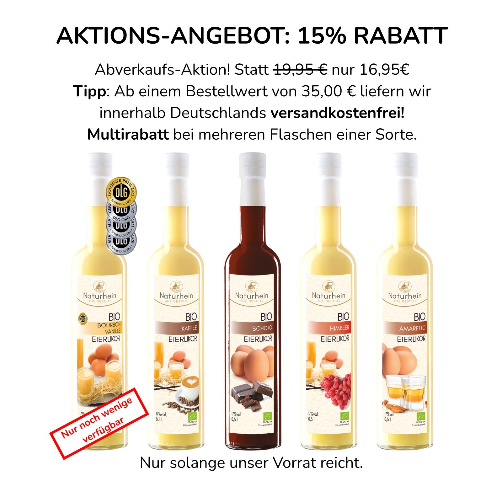 Bio Eierlikör Himbeere – aromatische Himbeernote trifft samtige Likörtextur