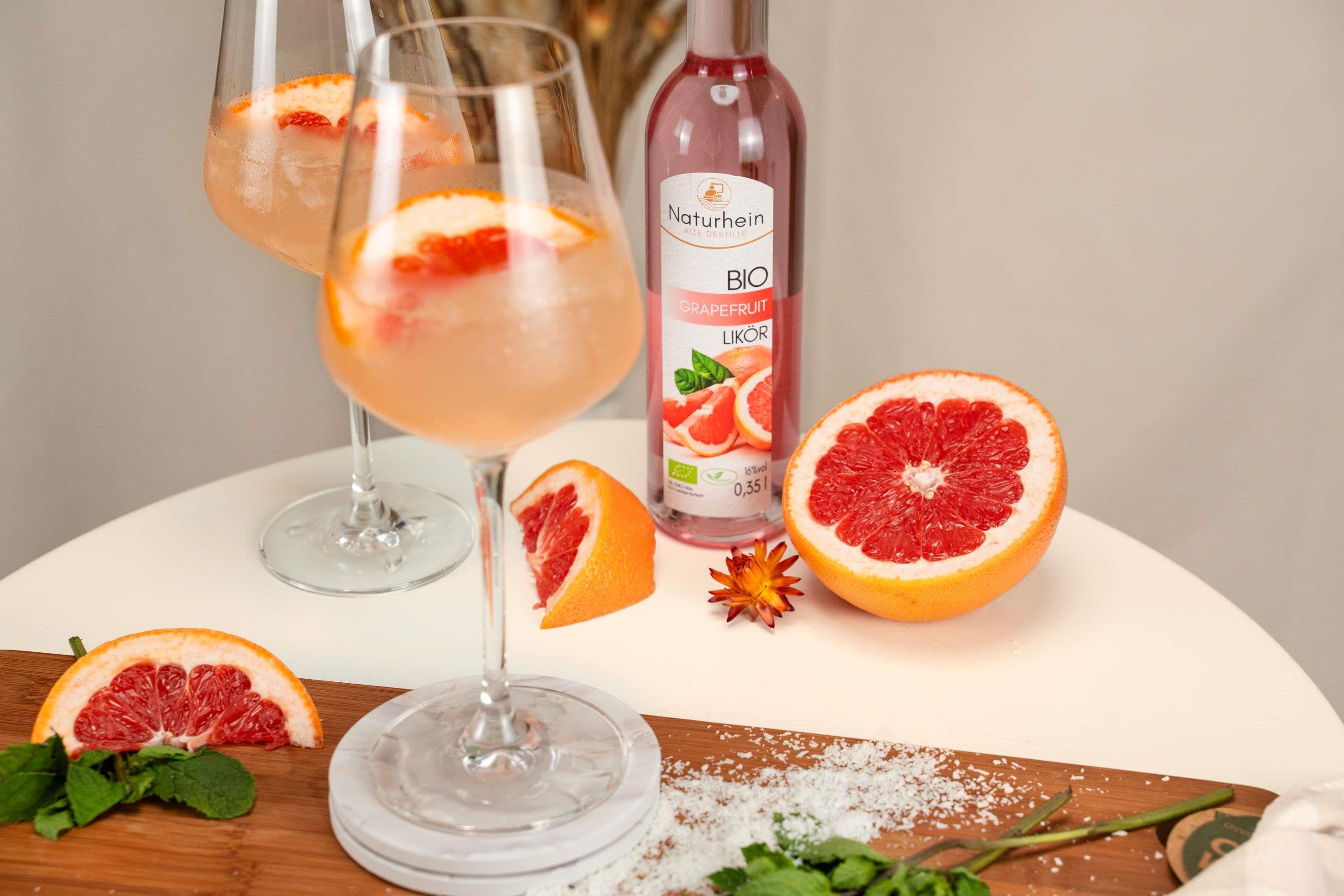 Bio Grapefruit Likör –  sonnig herb-fruchtiger Genuss