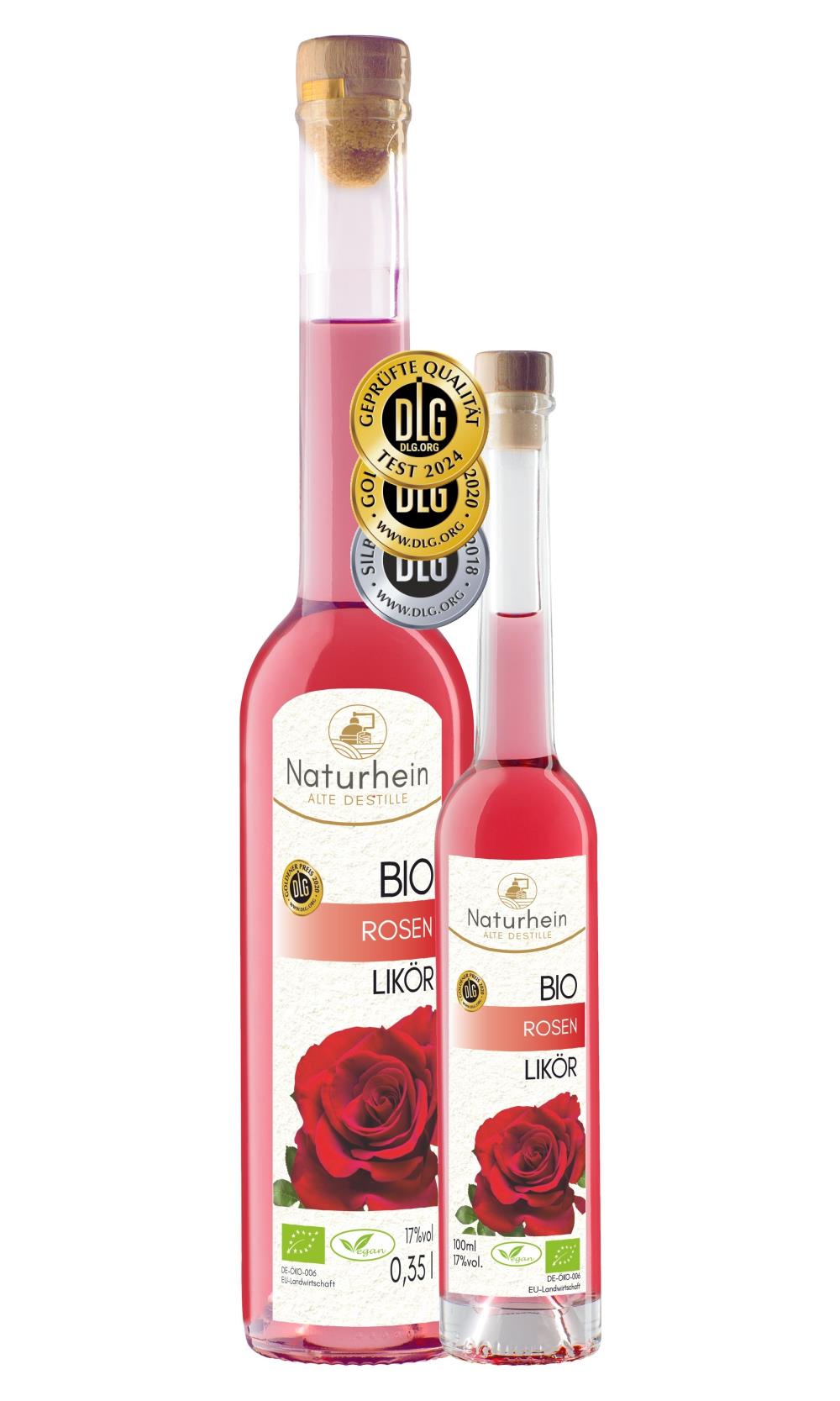 Bio Rosenblüten Likör–Floraler Luxus: sinnlich, blumig & edel