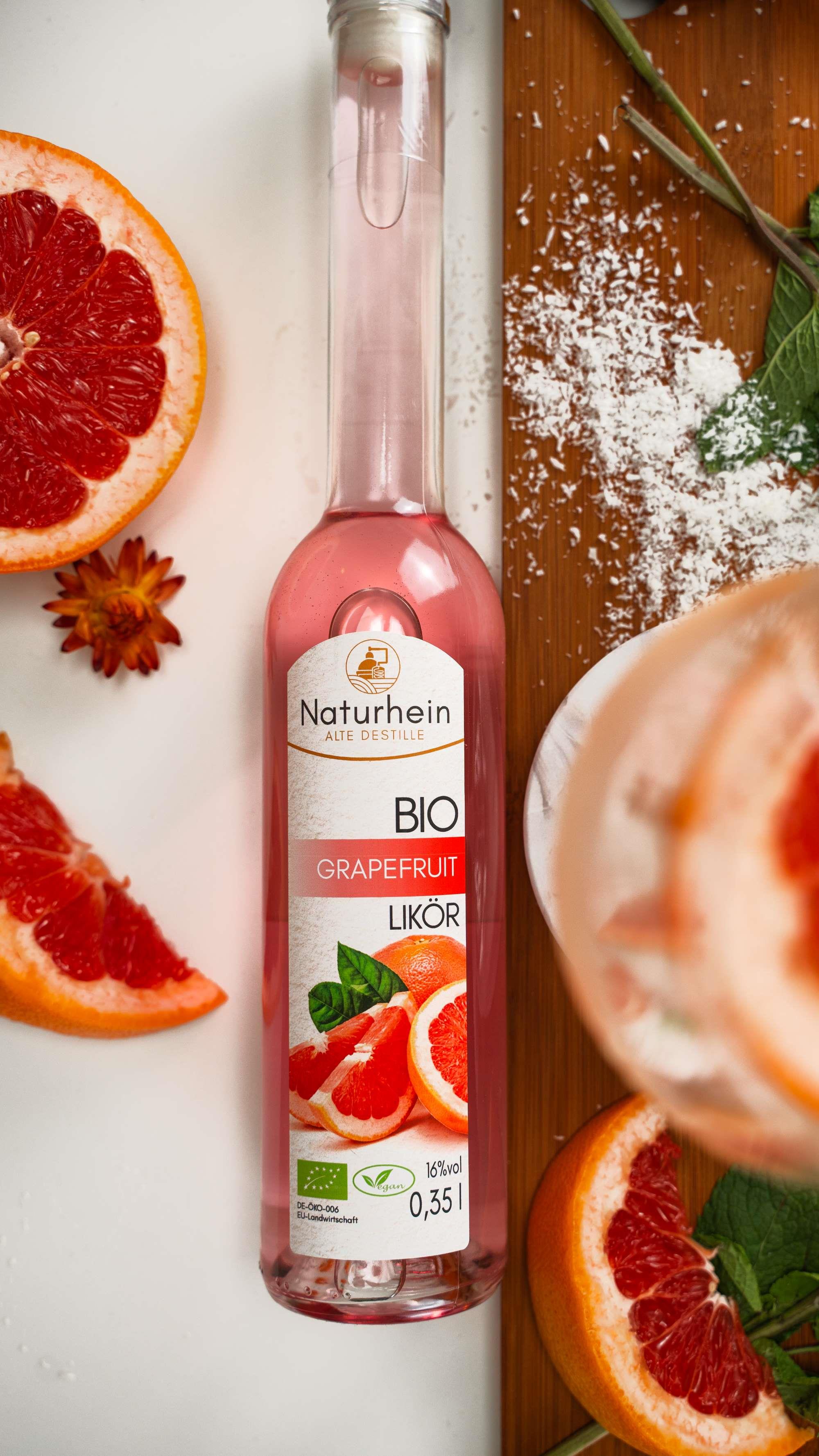 Bio Grapefruit Likör –  sonnig herb-fruchtiger Genuss