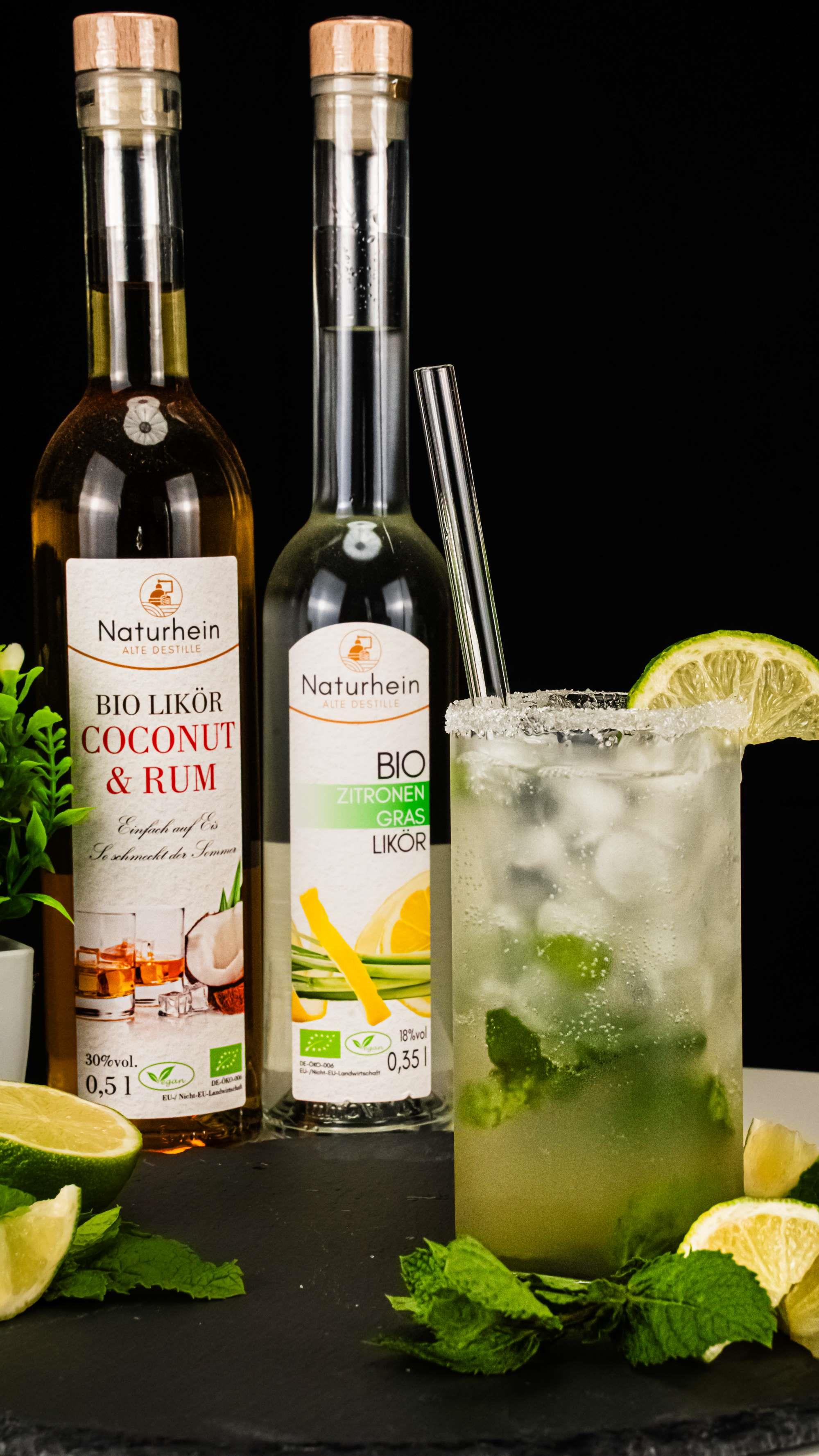 Bio Zitronengras-Likör – Zitronenfrische & grüne Kräuternote