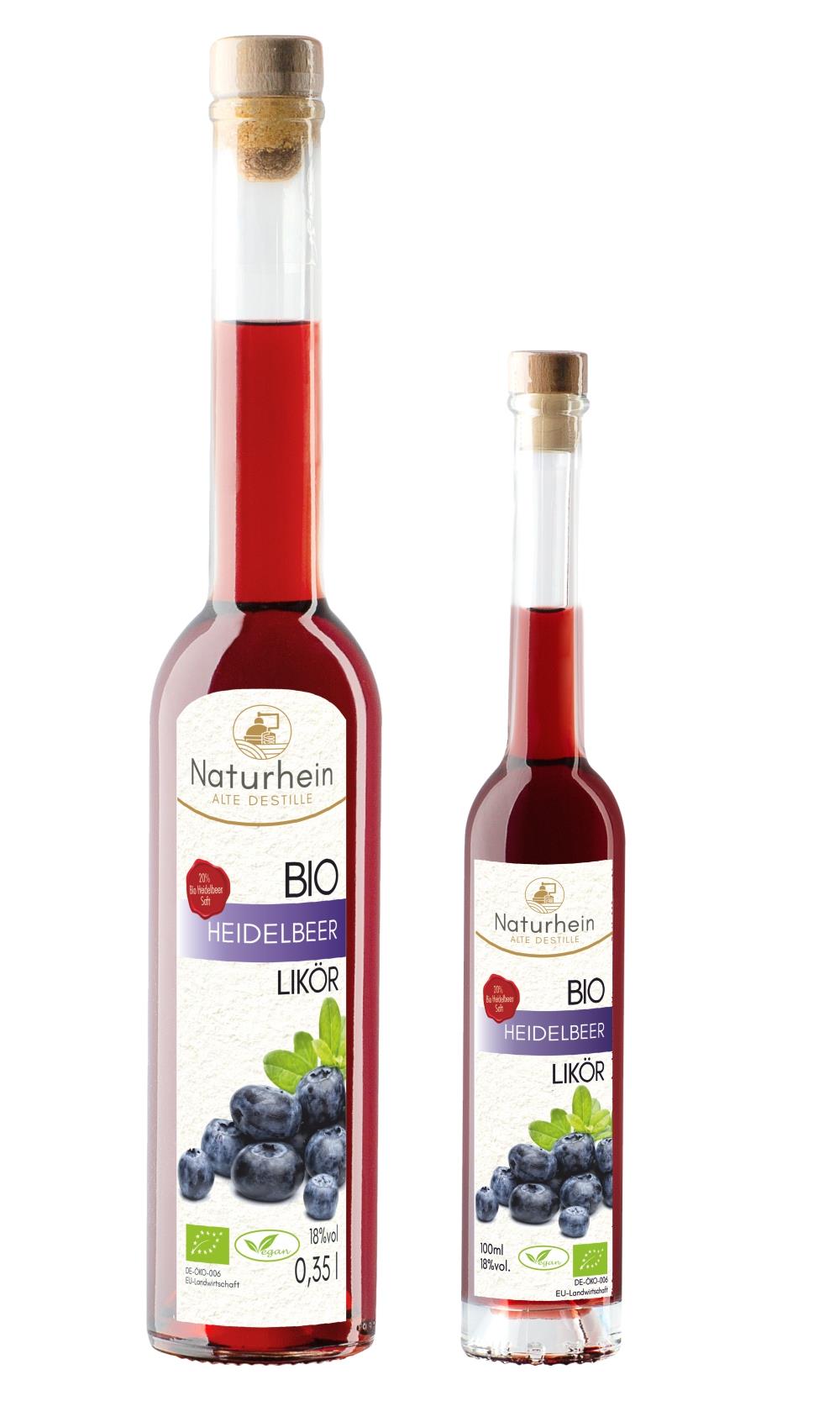 BIO Heidelbeer Likör 0.35 l, 18 vol%