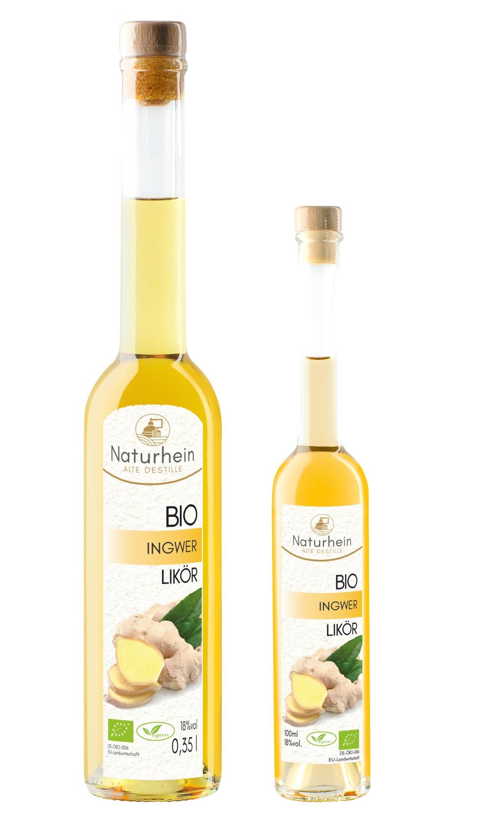 Bio Ingwer Likörl – aromatisch wärmend & mild scharf, handwerkliche Qualität